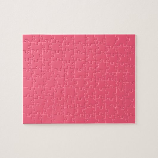 Puzzle Rose-rose (couleur solide) (Horizontal)