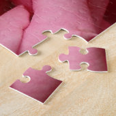 Puzzle Rose rose I Jolie photo florale (Côté)