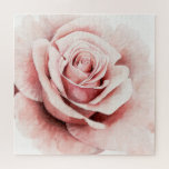 Puzzle Rose rose rose<br><div class="desc">Rose I par Grace Popp. Dispose d'un rose tout proche dans une belle palette muette.</div>