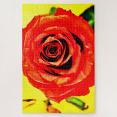 Puzzle Rose rouge (Vertical)