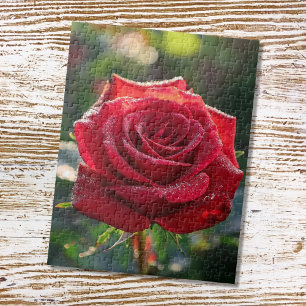 Puzzle Rose rouge