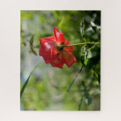 Puzzle Rose rouge (Vertical)