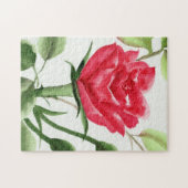 Puzzle Rose rouge (Horizontal)