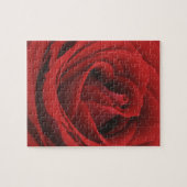 Puzzle Rose rouge de floraison (Horizontal)