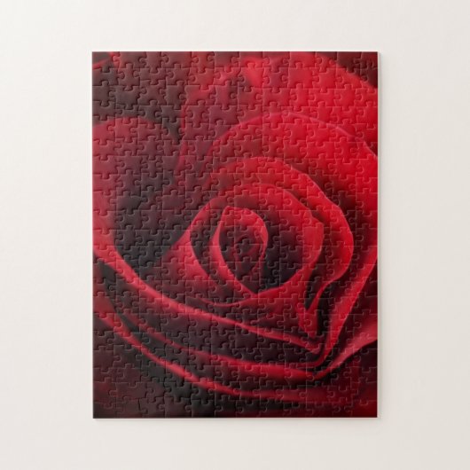 Puzzle Rose rouge de Valentine (Vertical)