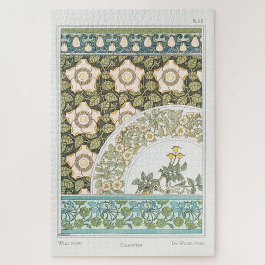 Puzzle Rose sauvage par Maurice Pillard Verneuil (Vertical)