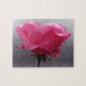 Puzzle rose sur gris (Horizontal)