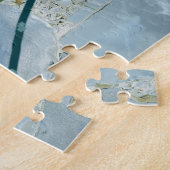 Puzzle Rose turquoise (Côté)