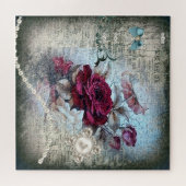 Puzzle Rose victorien Ephemera (Horizontal)
