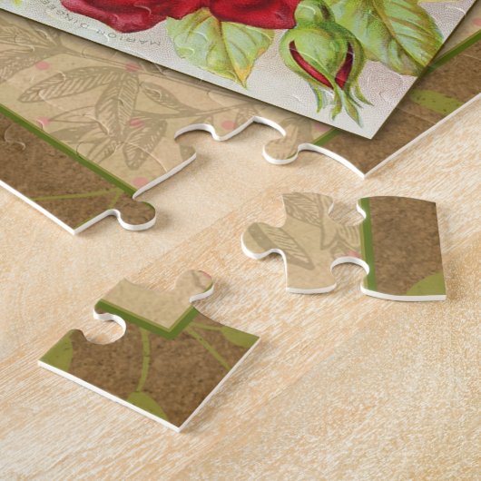 Puzzle Rose vintage (Côté)
