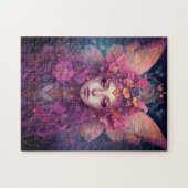 Puzzle Rose violet Fairy Queen Imaginaire Art (Horizontal)