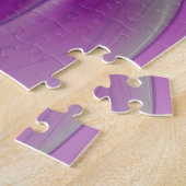 Puzzle Rose violet passion Fleur Art Abstrait Fractal (Côté)
