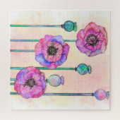 Puzzle rose violet - Peinture (Horizontal)