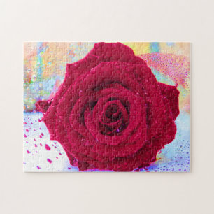 Puzzle ROSE WET 11 x 14 pouces