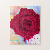 Puzzle ROSE WET 11 x 14 pouces (Vertical)