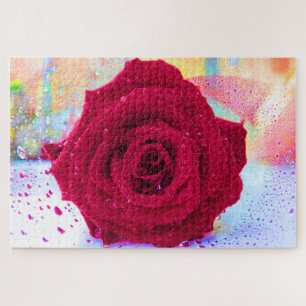 Puzzle Rose WET 20 x 30 POUCES