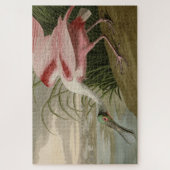 Puzzle Roseate Spoonbill from Audubon's Birds of America (Vertical)