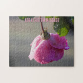 Puzzle Roseraie Rose Goutte de Pluie (Horizontal)
