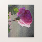 Puzzle Roseraie Rose Goutte de Pluie (Vertical)
