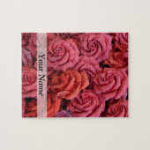 Puzzle Roses à fleurs roses (Horizontal)