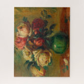 Puzzle Roses dans un vase par Pierre-Auguste Renoir (Vertical)
