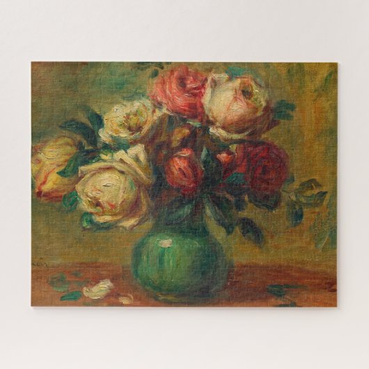 Puzzle Roses dans un vase par Pierre-Auguste Renoir (Horizontal)