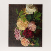 Puzzle Roses de Nice sur une table par Henri Fantin-Latou (Vertical)