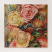 Puzzle Roses de Renoir Impressionist Painting (Horizontal)