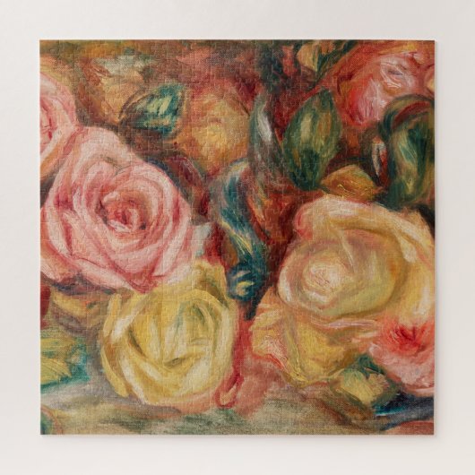 Puzzle Roses de Renoir Impressionist Painting (Vertical)