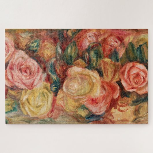 Puzzle Roses de Renoir Impressionist Painting (Horizontal)