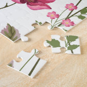 Puzzle Roses et papillons : Floral Seamless (Côté)