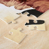 Puzzle Roses Floral Aquarelle, Motif Peonies. (Côté)