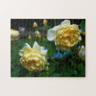 Puzzle Roses Jaunes En Fleur Effet Orton