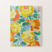 Puzzle Roses jaunes | Raoul Dufy (Vertical)
