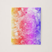 Puzzle Roses multicolores (Vertical)