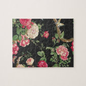 Puzzle Roses Papillon Et Rose (Horizontal)