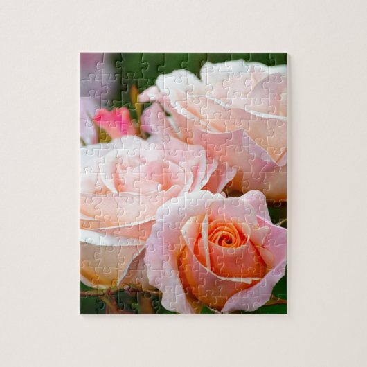 Puzzle Roses roses élégantes (Vertical)
