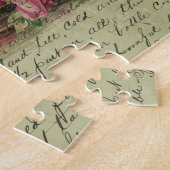 Puzzle Roses roses et bateaux roses Vintages (Côté)