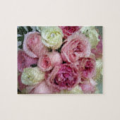Puzzle Roses roses et blanches (Horizontal)