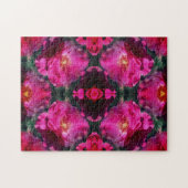 Puzzle Roses roses roses Florales Art Abstrait (Horizontal)