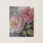 Puzzle Roses sur le gris (Vertical)