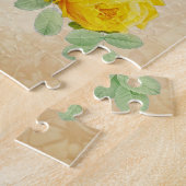 Puzzle Roses vintages avec Kingfisher Birds (Côté)