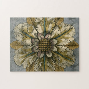 Puzzle Rosette décorative de Demask sur l'arrière - plan