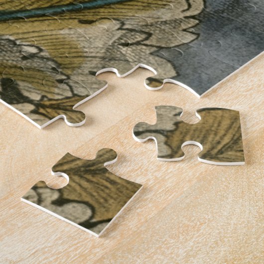 Puzzle Rosette décorative Demask sur Arrière - plan gris (Côté)