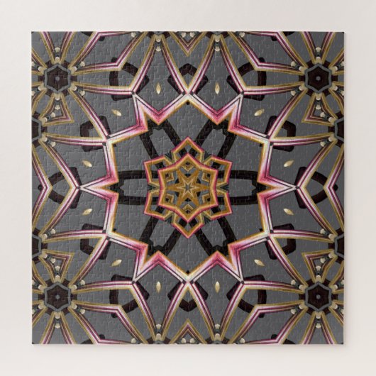 Puzzle Rosette Dorée (Vertical)