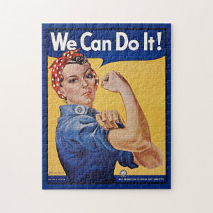 Puzzle Rosie le Riveter Des femmes fortes dans la main-d'
