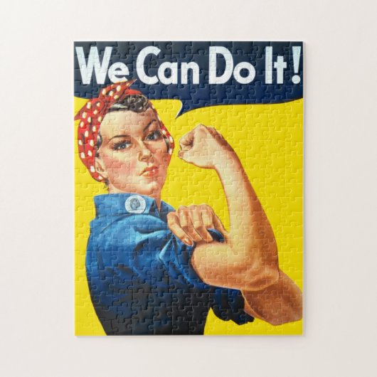 Puzzle Rosie le Riveter (Oeuvre D'Art Icône) (Nous Pouvon (Vertical)