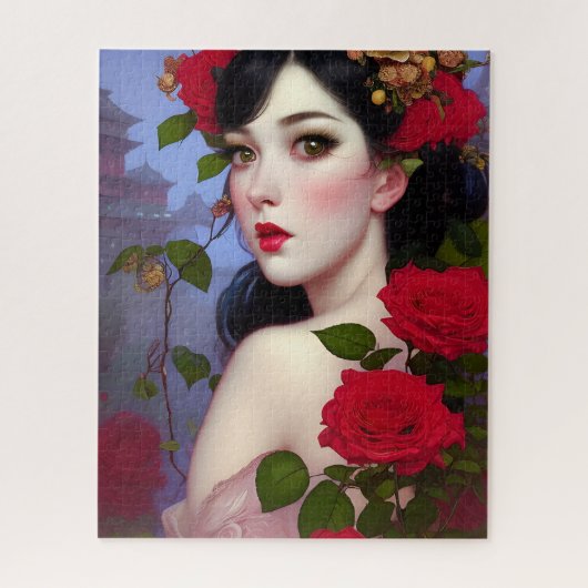 Puzzle Rosier de Chine (Vertical)