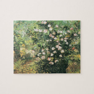 Puzzle Rosier en fleurs par Vincent van Gogh