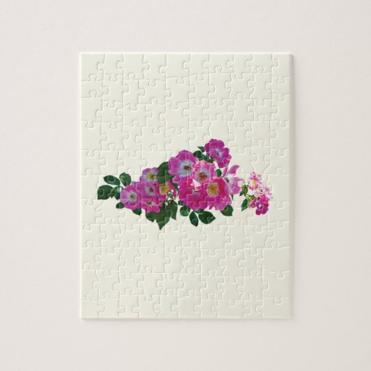 Puzzle Rosier grimpant rose (Vertical)